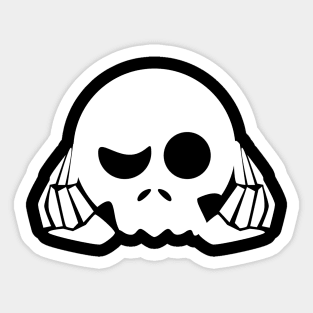 Skull - Really? Sticker